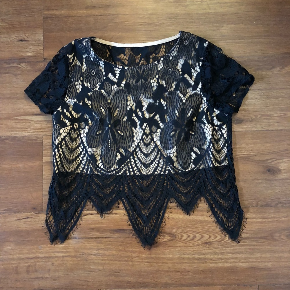 Lace going out top